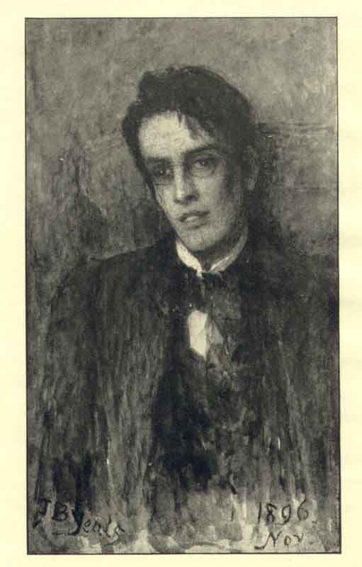 Frontispiece to Celtic Twilight: Painting of W.B. Yeats [Public Domain Image]